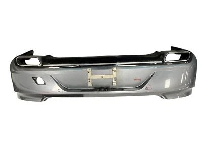 2017-2025 VOLVO S90 REAR BUMPER W/ RECTANGULAR EXHAUST CUTOUTS & PARK ASSIST — 第 1/4 张图片