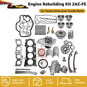 Overhaul Engine Rebuild Kit 2AZ-FE For Toyota Camry Scion Corolla Matrix 2AZFE - Bild 1 von 20