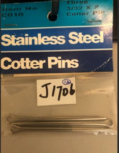 Stainless Steel Cotter Pins #C010 3/32 X 2" - Picture 1 of 1