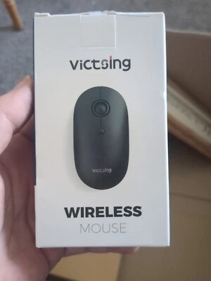 Victsing 2.4G Silent Slim Wireless Mouse Cordless Quiet Mice USB Receiver for PC - Image 1 of 4