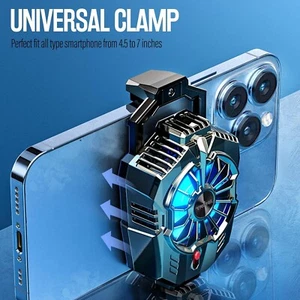 Handy Kühler Spielekühler USB Power Lüfter Halter Gamepad Kühlkörper - Bild 1 von 3