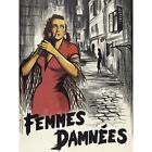 Henon Femmes Damnees Movie Film Advert Large Canvas Art Print