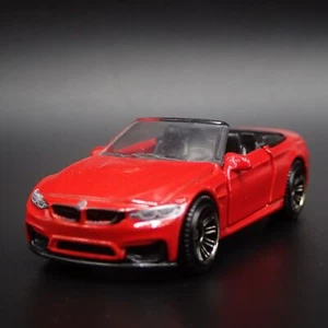 2014-2020 BMW M4 CABRIOLET CONVERTIBLE RED 1:64 SCALE DIORAMA DIECAST MODEL CAR - Picture 1 of 7