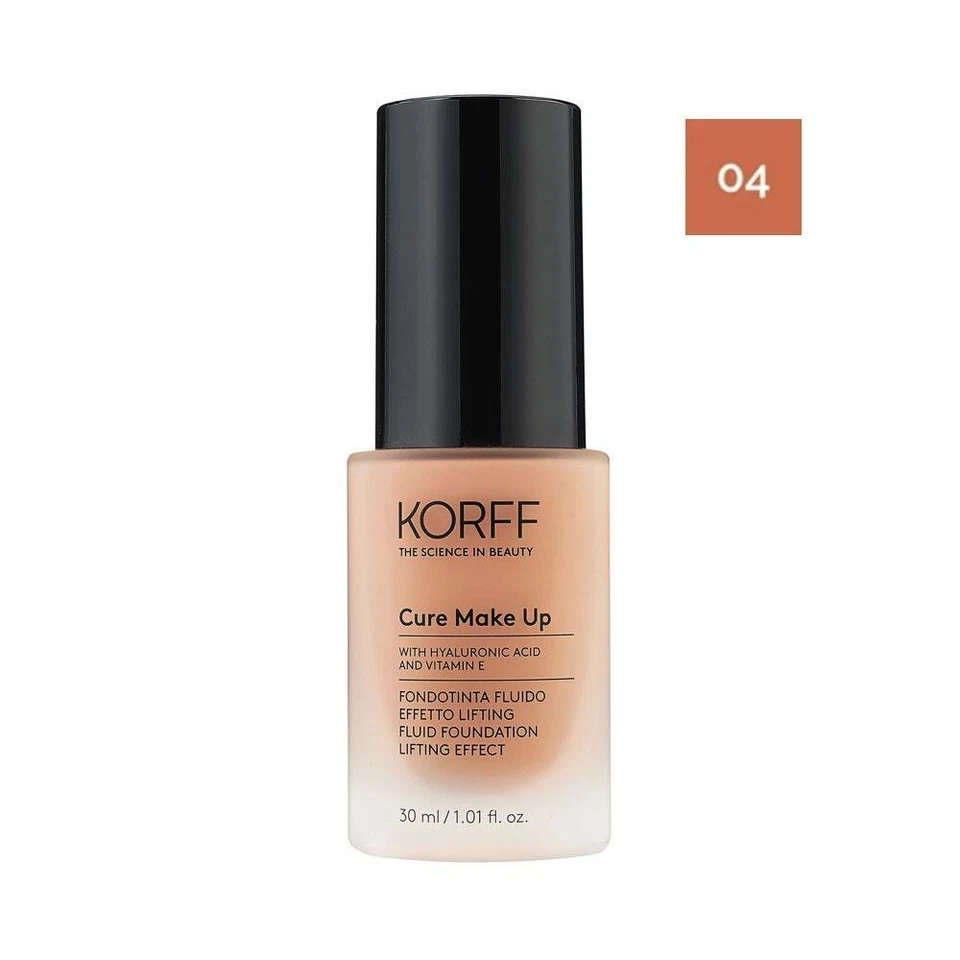Korff Cure Make Up - Fondotinta Fluido Effetto Lifting Colore N. 04, 30ml - Immagine 1 di 1