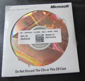 Microsoft Office 2007 Basic OEM CD - Unopened - Complete With COA - Picture 1 of 5