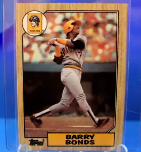 Barry Bonds Topps 1987 Sammlerstück MLB Rookie Karte Nr. 320 - Bild 1 von 2