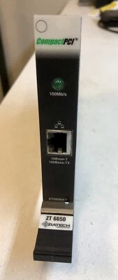 Ziatech ZT-6650 Ethernet module CompactPCI board ZT6650 - Image 1 of 3