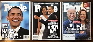 (3) PEOPLE MAGAZINES President Obama, President Biden, VP Harris - Picture 1 of 8
