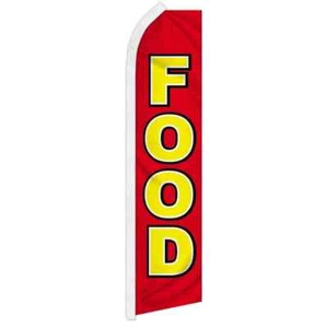 Food Swooper Advertising Food Banner Flag for Restaurants, Food Trucks, Fairs - Picture 1 of 7