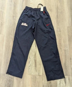 Ole Miss Rebels Sweatpants Adult Small Blue Nike Logo Gym Workout Mens - Picture 1 of 6