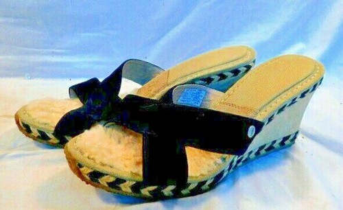 UGG Australia Margot 1689 sandali con zeppa scorrevole taglia 10