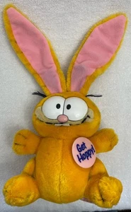 1981 Dakin Garfield Get Hoppy Plüschtier Kuscheltier Hase 9 Zoll Ostern - Bild 1 von 6
