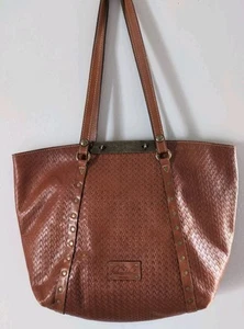 Große PATRICIA NASH Bienvenuto Leder Webmuster Schulter Handtasche - Bild 1 von 9