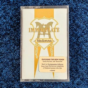 MADONNA SEALED THE IMMACULATE COLLECTION CASSETTE US 1990 Prormo Hype - Picture 1 of 8