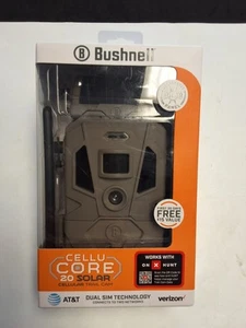 Bushnell Cellu Core 20 Solar Cellular Trail Cam (At&t/Verizon), tarjeta SD de 32 GB - Imagen 1 de 7
