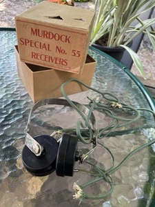 Vintage Murdock Special No. 55 Receiver 3000 OHM im Originalkarton getragen - Bild 1 von 12