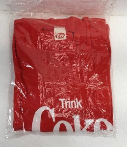 GERMAN TRINK COKE RED T-SHIRT SIZE LARGE - Picture 1 of 9