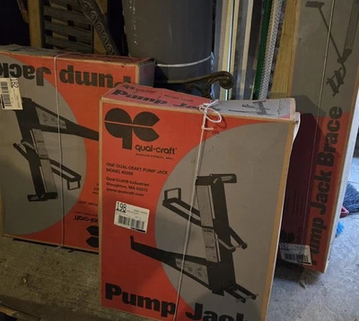 (Par) Sistema de andamios Qualcraft Pump Jack modelo 2200 construcción vintage Foto 1 de 3