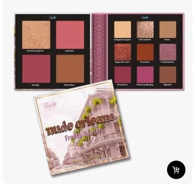RUDE - NUDE ORLEANS - French Quarter - Face & Eye Palette - New In Box - Image 1 of 2