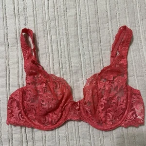 Vintage Gold Label Victoria’s Secret Lace Unlined Bra 8236 Size 36B - Picture 1 of 5