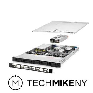 Dell PowerEdge R440 Server 2.60Ghz 28-Core 128GB RAM 6x 400GB SAS SSD Bezel - Picture 1 of 5