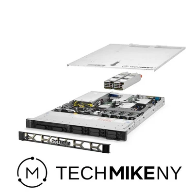 Dell PowerEdge R440 Server 2.60Ghz 28-Core 128GB RAM 6x 400GB SAS SSD Bezel - Image 1 of 4