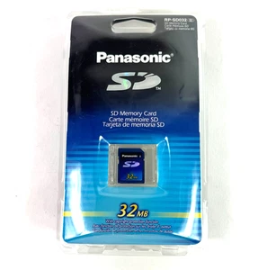 Panasonic RP-SD032 SD Memory Card 32 MB New Factory Sealed in Case - Picture 1 of 5