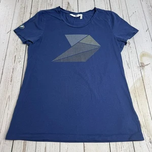 BMW Motorsports Maglietta Grafica Manica Corta Donna Piccola Blu Navy Tee - Foto 1 di 9