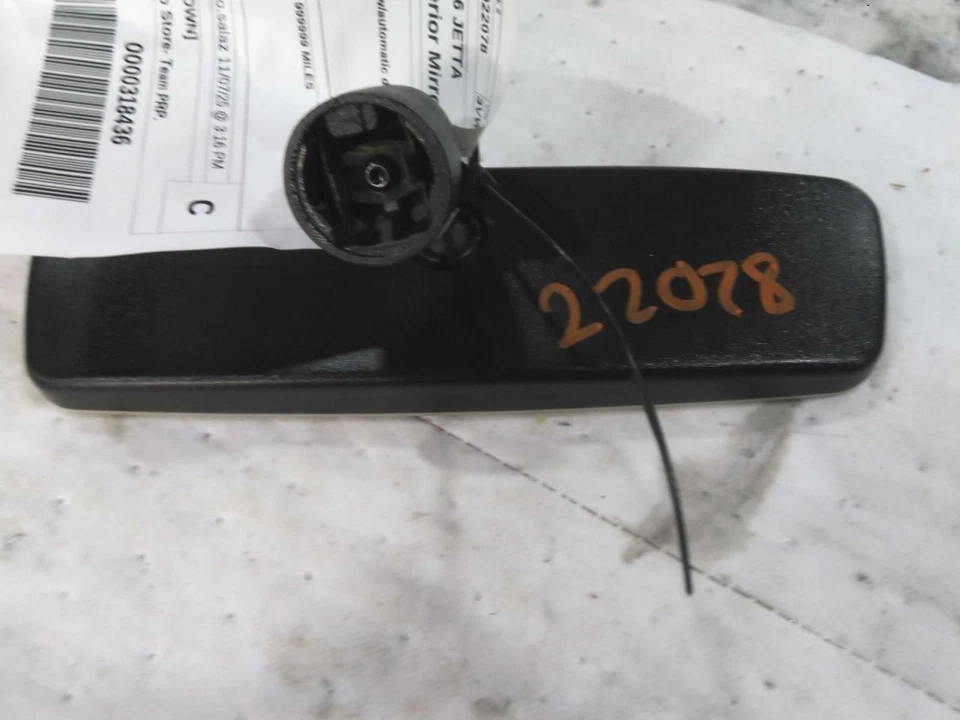 Espejo retrovisor sin atenuación automática se adapta a 10-22 JETTA 576385 Foto 1 de 4