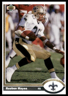 1991 Upper Deck #230 Rueben Mayes New Orleans Saints Football Card - Image 1 of 2