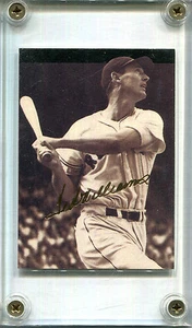 Tarjeta COLECCIONABLE Ted Willliams "The Splendid Splinter" (Ex-Como Nueva) - Imagen 1 de 2