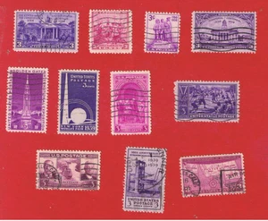 #835 /858 VF used 1938-39 commemoratives complete Free S/H - Picture 1 of 1