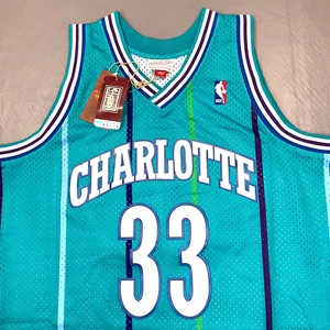 New Mitchell & Ness Alonzo Mourning Charlotte Hornets Swingman Jersey Sz L $135 - Picture 1 of 13