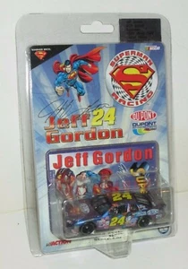 DC COMICS JEFF GORDON SUPERMAN DIE CAST RACE CAR NASCAR #24 DUPONT 1:64 - Picture 1 of 2