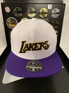 LA Lakers Mitchell & Ness “Hardwood Classic Reload 2.0 Collection” Size 7-1/8 - Picture 1 of 7