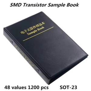 SMD SMT NPN PNP 5551 2222 TL431 BC807 BC817 Transistor Diode Assortment Book Kit - Picture 1 of 6