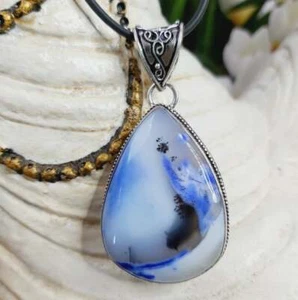 Dendritic Opal Hope to Life Gemstone Pendant (E1628) - Picture 1 of 4