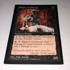 Magic The Gathering MTG Mirage Shadow Guildmage