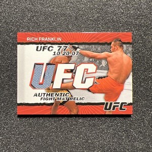 2009 Topps UFC - RICH FRANKLIN #FM-RF Authentic Fight Mat RELIC MMA 72/88 - D