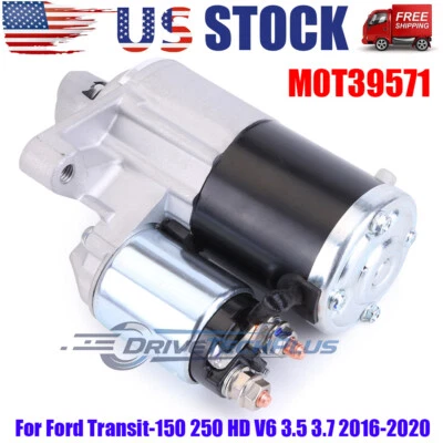 13Teeth Starter Motor For Ford Transit-150 250 HD V6 3.5 3.7 16-20 1.4KW CW 12V  - Image 1 of 4