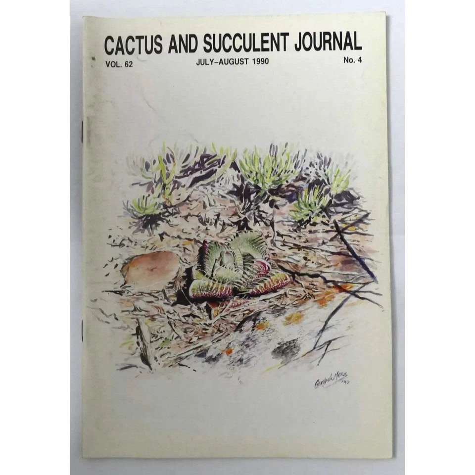 Cactus and Succulent Journal N.4 vol. 62 JULY-AUGUST 1990 - - Imagen 1 de 1