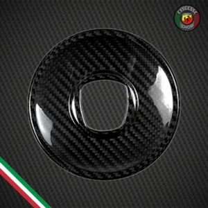 Cover Airbag volante In Carbonio Vero per Fiat 500 Abarth 595 695 Fiat 500 - Foto 1 di 5