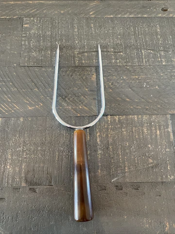 Wood Handle Roast Meat Carving/Serving Fork 5” JH6 Cover