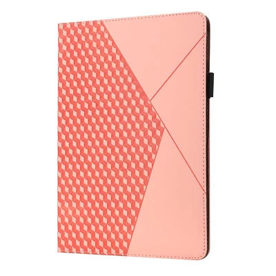 Folio Cube Pattern Leather Auto Smart Sleep/Wake Stand Case Cover For Apple iPad - Image 1 of 4