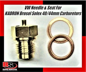 VW Needle & Seat For KADRON Brosol Solex 40/44mm Carburetors 702 - Picture 1 of 3
