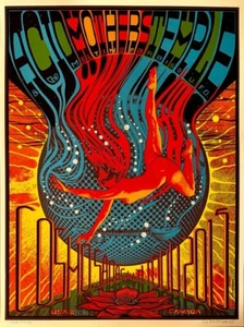 Acid Mothers Temple US & Dose. 2010 Tour Poster 229/300 von John Howard 24" x 18" - Bild 1 von 7