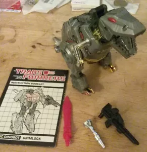 Near MINT 1984 Transformers G1 GRIMLOCK Dinobot Autobot Takara Hasbro - Picture 1 of 9
