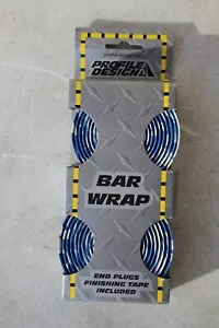 PROFILE DESIGN Cork Ribbon Splash Handlebar Tape Bike NOS BLUE SPLASH WHITE - Picture 1 of 5