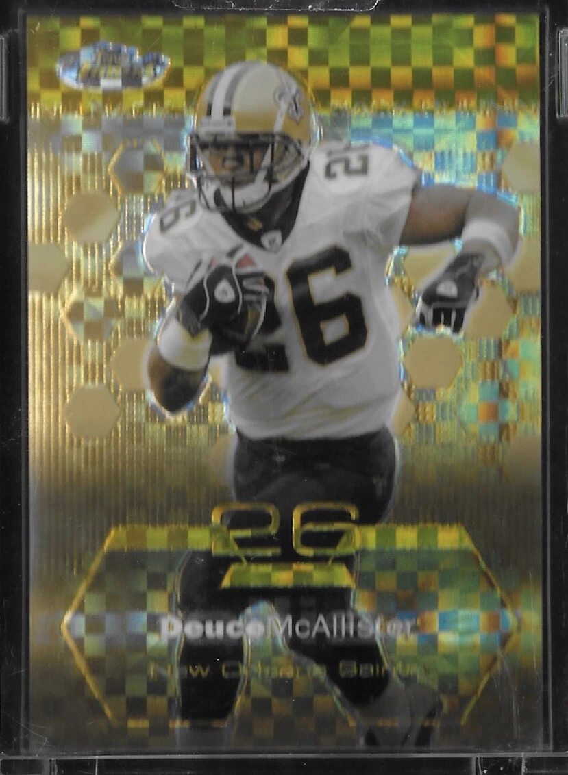 2003 Finest Gold Uncirculated Xfractor #40 Deuce McAllister 54/175