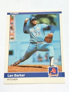 1984 Fleer - Len Barker #170 - Picture 1 of 2